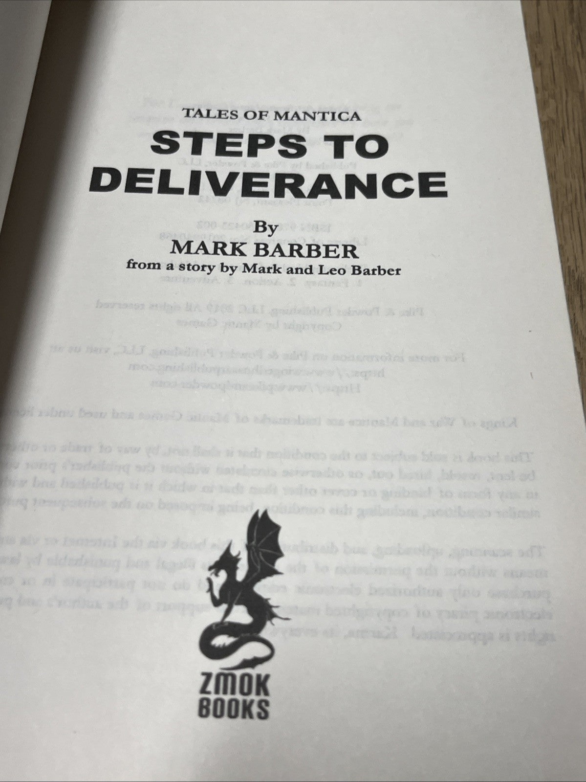 Steps to Deliverance by Mark Barber (English) Paperback Book