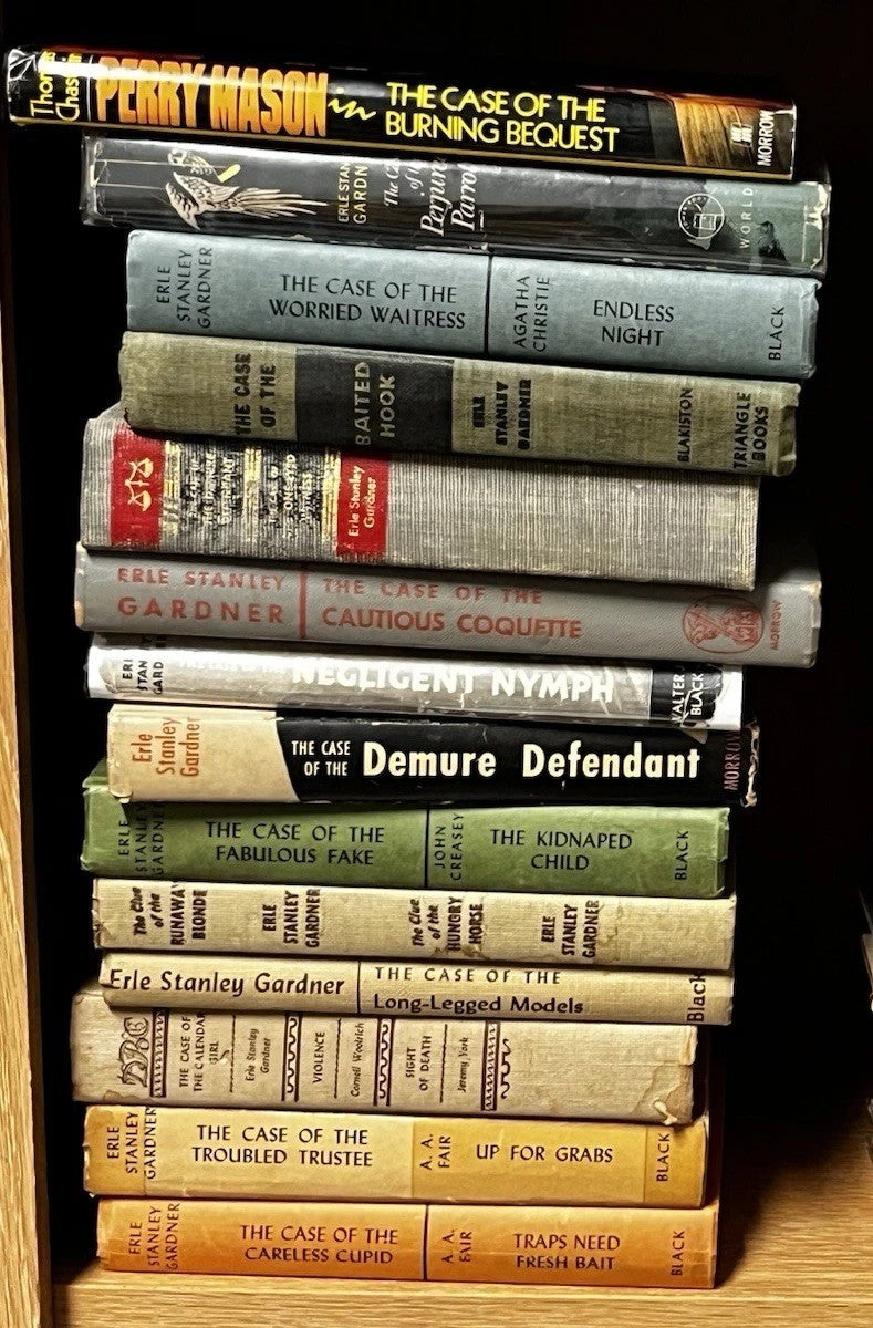 ERLE STANLEY GARDNER, 2nd Edition Book Lots, 14 Vintage Hardcover