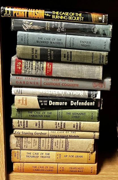 ERLE STANLEY GARDNER, 2nd Edition Book Lots, 14 Vintage Hardcover