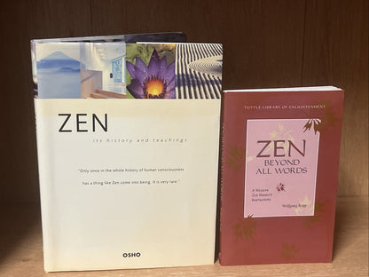Zen Book Lot of 2  Wolfgang Kopp & OSHO Zen History Teaching Human Consciousness