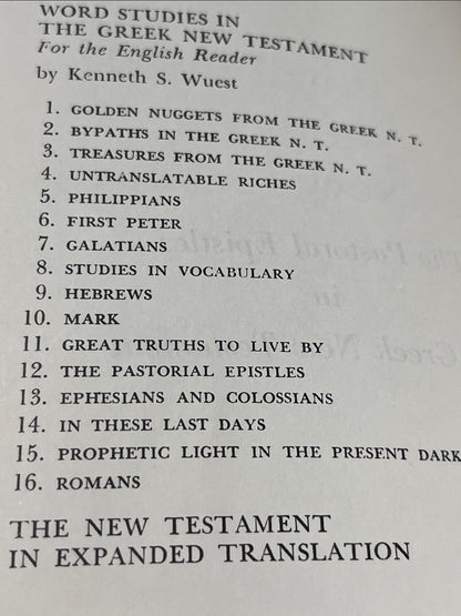 The Pastoral Epistles In The Greek New Testament For The English Reader 11th Prt