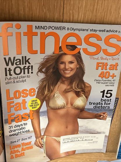 8 PC Fitness Magazine  WALK IT OFF Bikini Abs Flat , Bell Bulge Weight loss