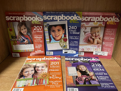 Children Magazine Scrapbooks etc Magazine 6 Lot  2006 Better Homes & Gardens Cre
