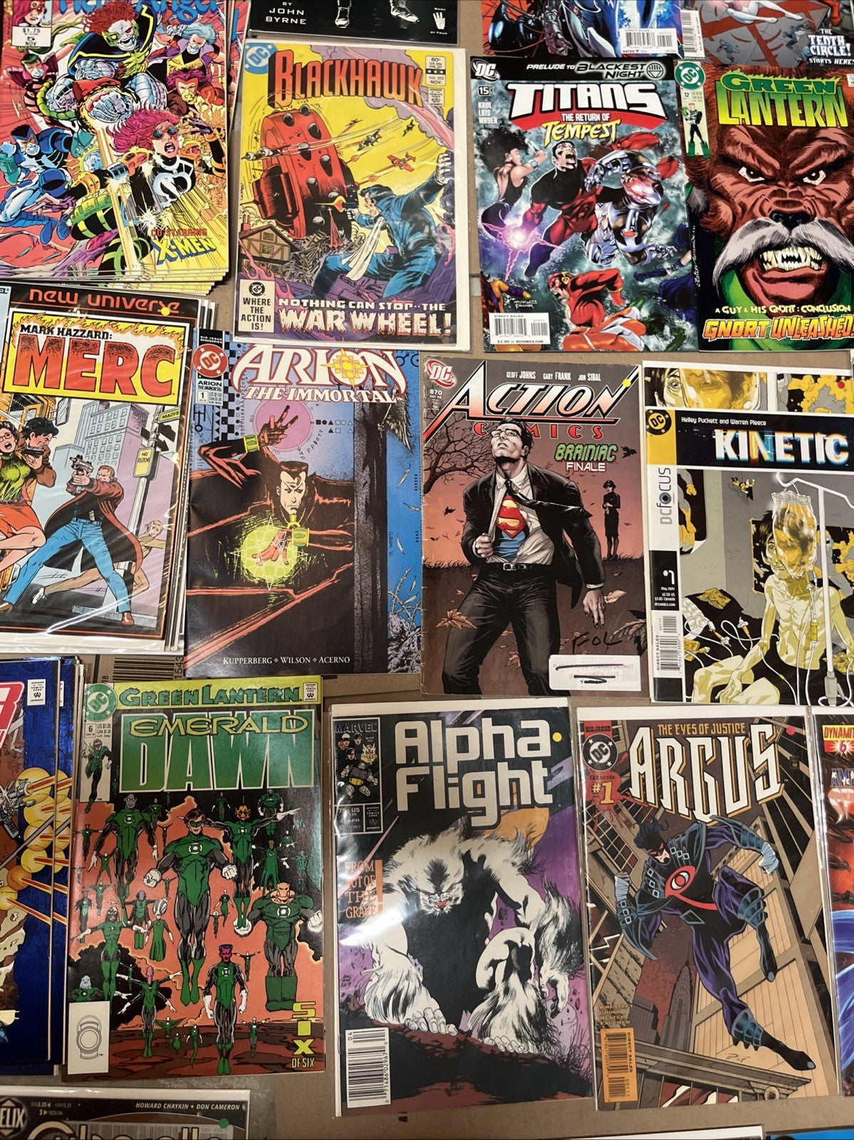 Comic Book Mystery Lot 48 Mixed Marvel DC VF+/NM No Duplicates Bulk