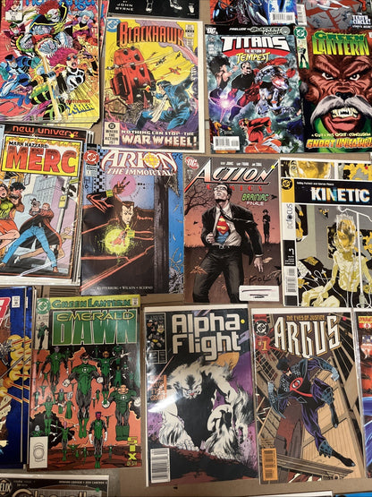 Comic Book Mystery Lot 48 Mixed Marvel DC VF+/NM No Duplicates Bulk