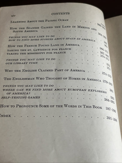 Westward Toward America 1st Edition By Marion G Clark & Wilbur Fisk Gordy 1929