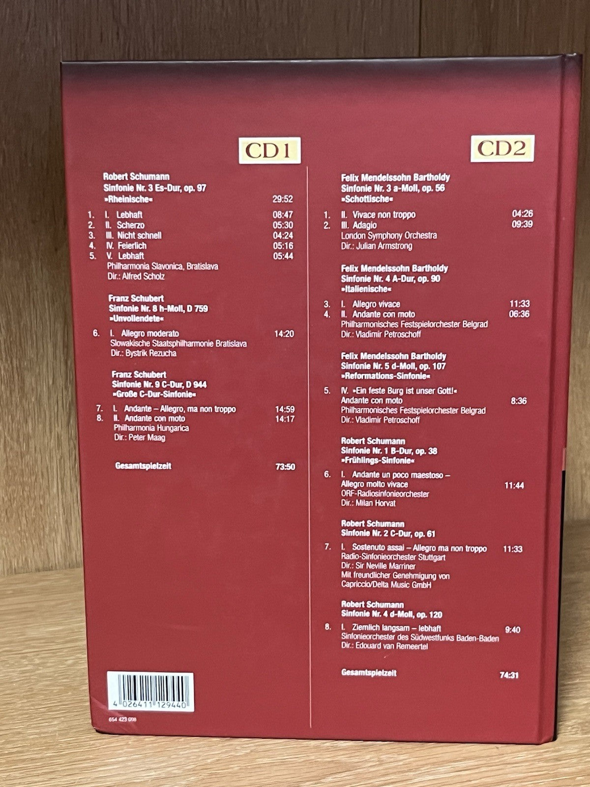 Klassik: Alles, was man kennen sollte - Sinfonien der Romantik 2 CD-set