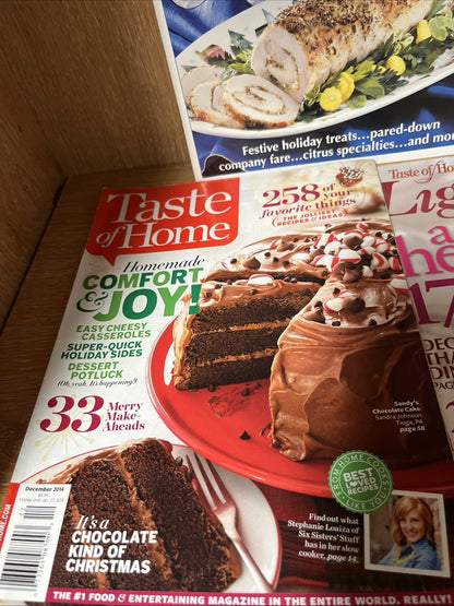 Lot of 4 Taste of Home Quick Cooking & Eating Well Magazine Back Issues
