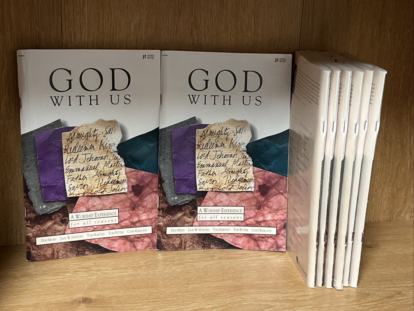 LOT OF 8 GOD IN US SHEET MUSIC BOOK - WORSHIP EXPERIENCE - DON MOEN / FETTKE ETC