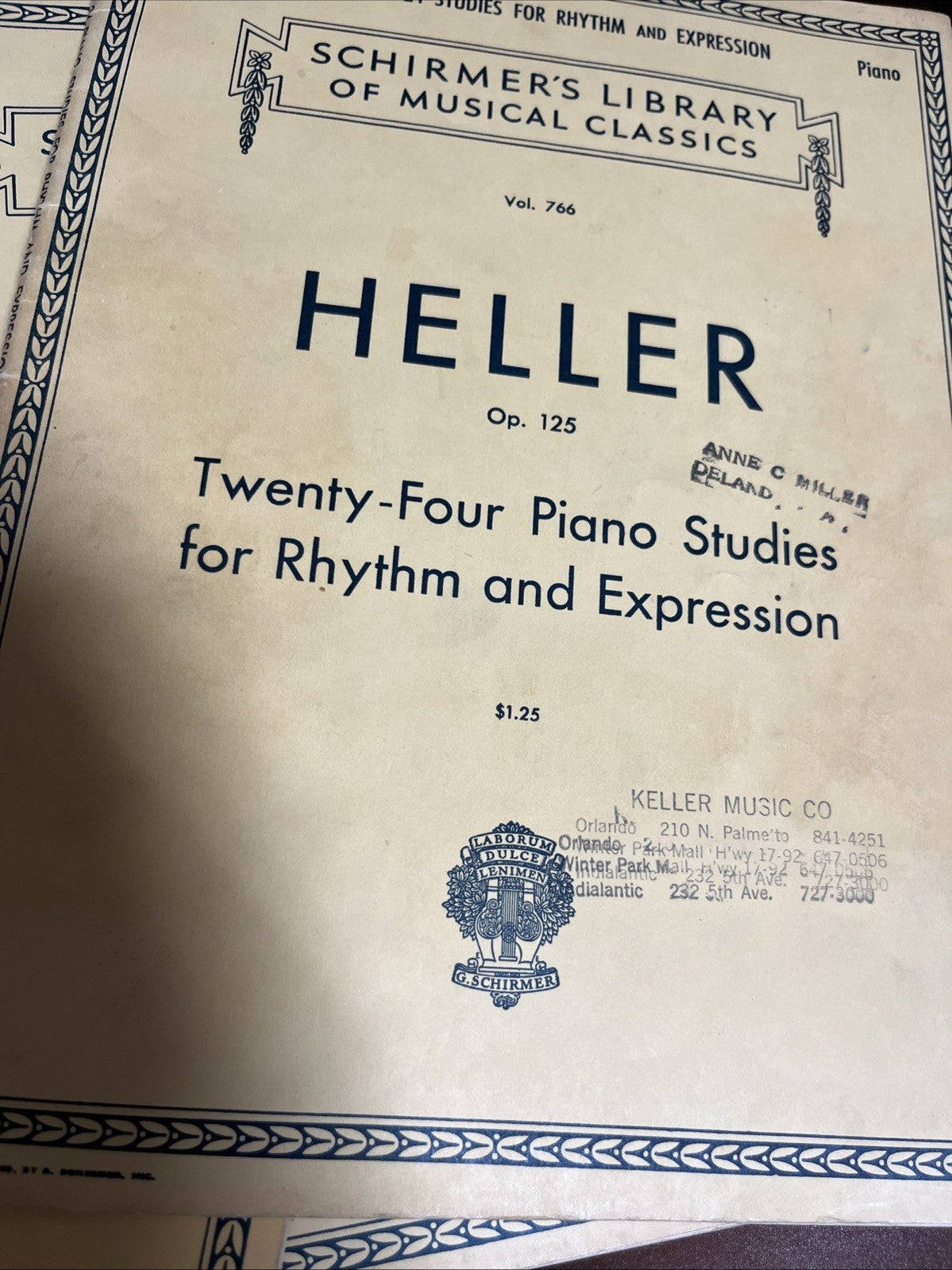 Schirmer's Library of Musical Classics Lot of 4 ( Vol 45 . 139. 162. & Vol 766 )