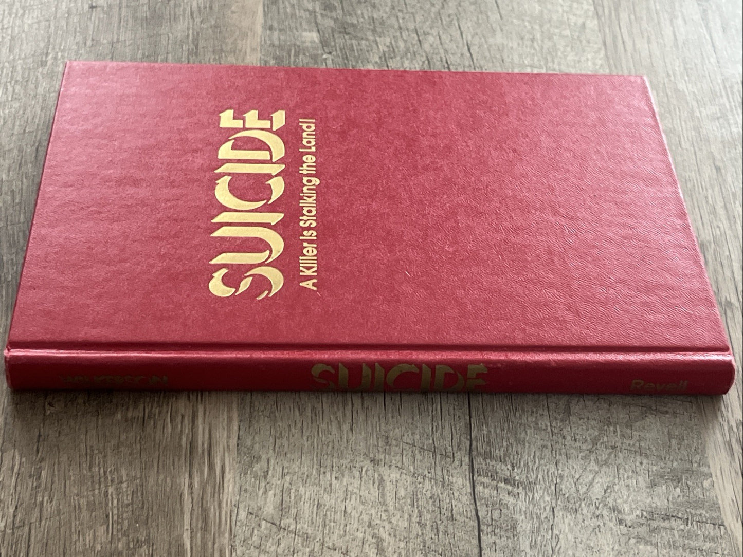 SUICIDE: A KILLER IS STALKING THE LAND 1st Edition David Wilkerson - Hardcover