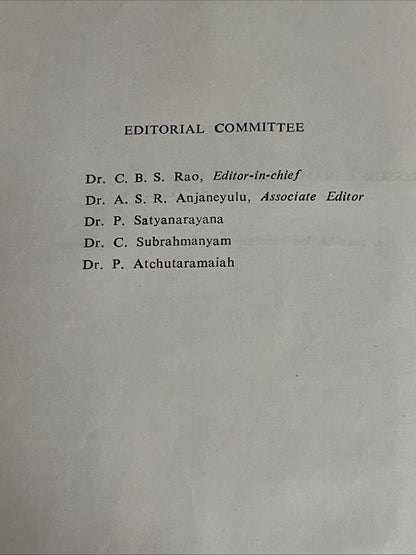 CHEMISTRY OF LIGNANS ANDHRA UNIVERSITY PRESS WALTAIR 1978 Ed In Chief C.B. S RAO