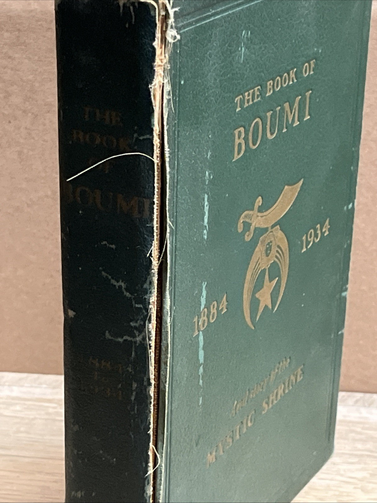 The Book Of BOUMI 1884-1934 And Story Of The Mystic Shrine, Ist Edition Tompkins