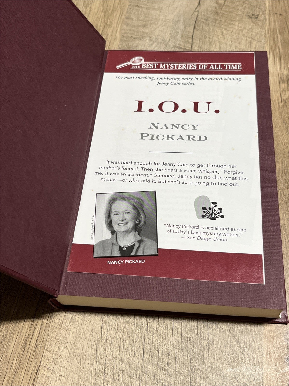 I.O.U. by Nancy Pickard 2011 ** Link New **