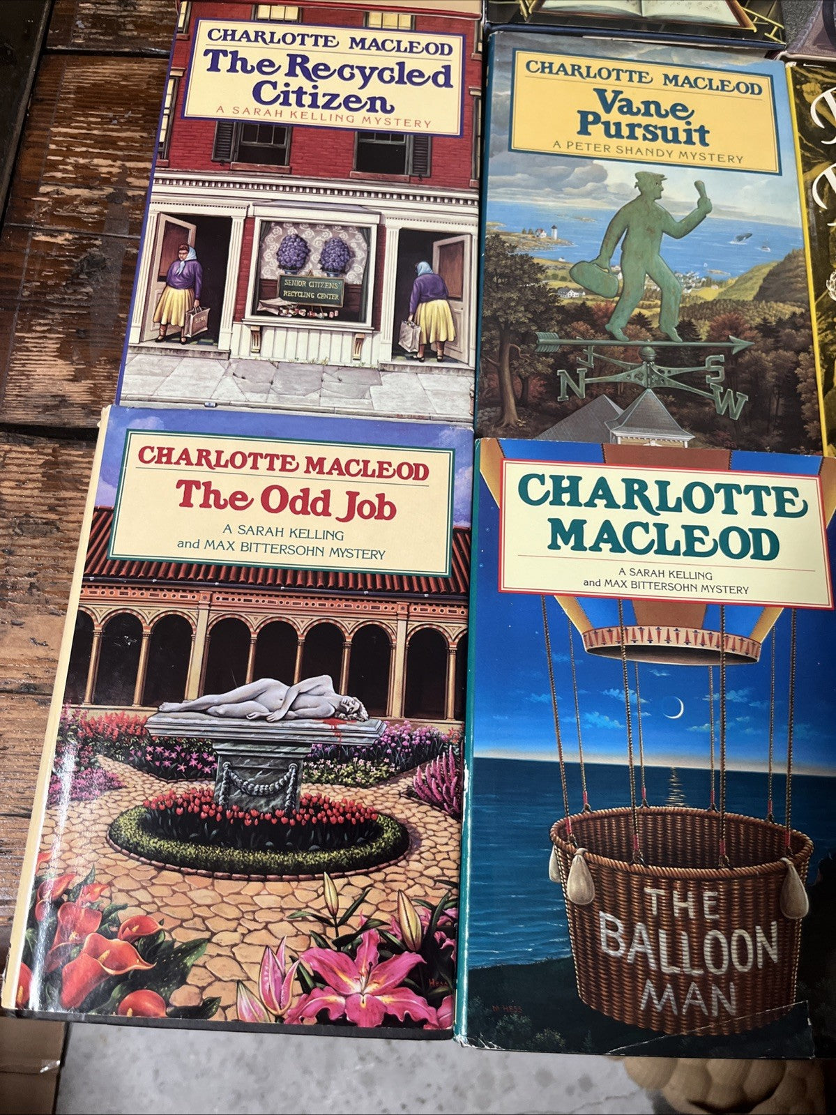 charlotte macleod lot Mystery Novels,12 Hardcover Book Lot