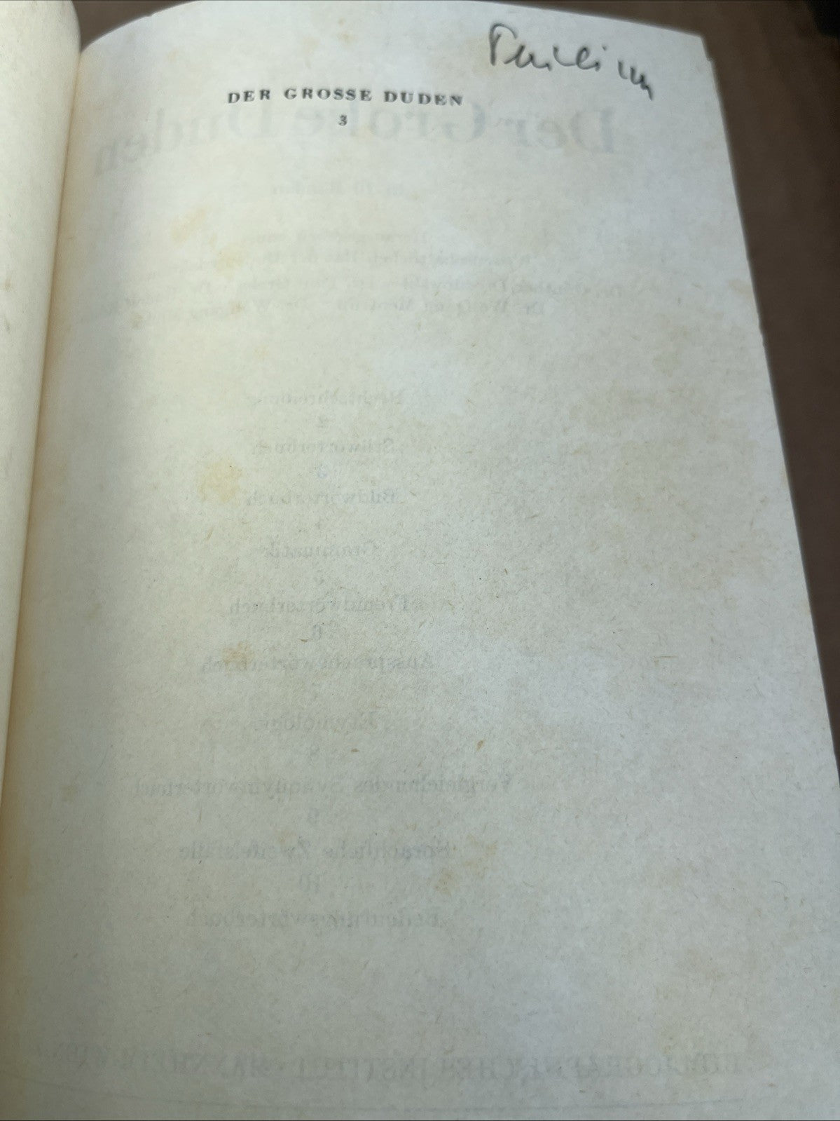 Der Grobe Duden Blidworterbuch Hardcover  Vintage German Book 1958