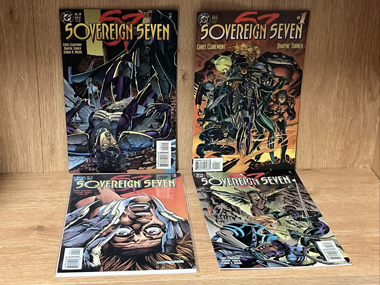 Sovereign Seven S7 DC Comic Books #1 #2 #3 #4 1995 Lot of 4