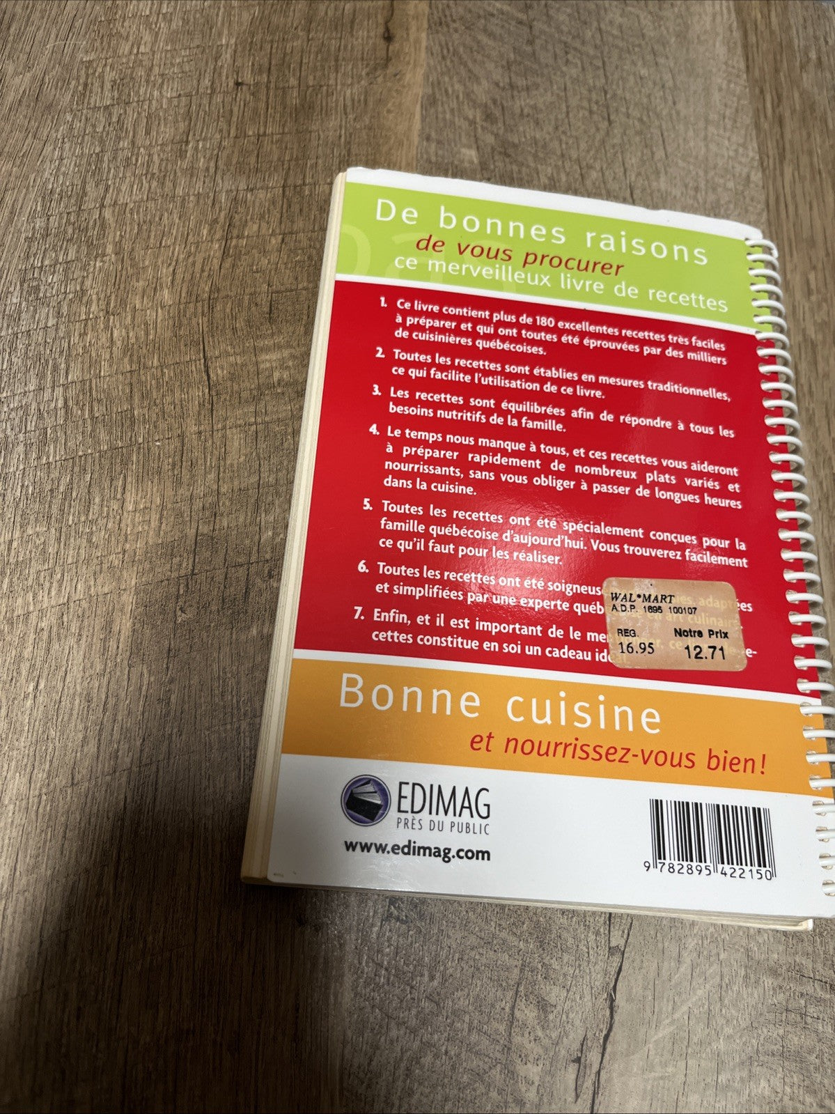 Repas familial: Délicieuses recettes du Québec by Johanne Julien