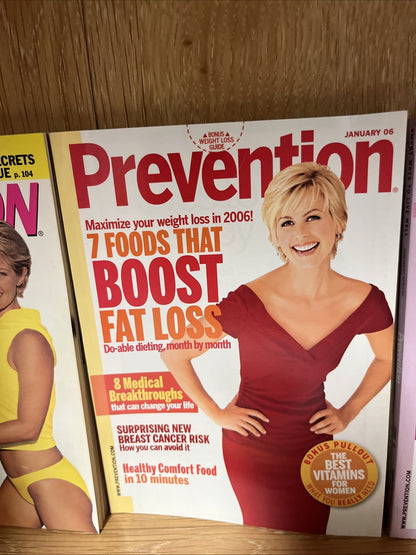 Prevention Magazine Lot of 22 From 1995 To 2007