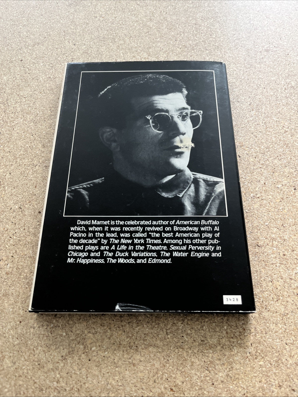 Glengarry Glen Ross A Play by David Mamet (1983, Hardcover)