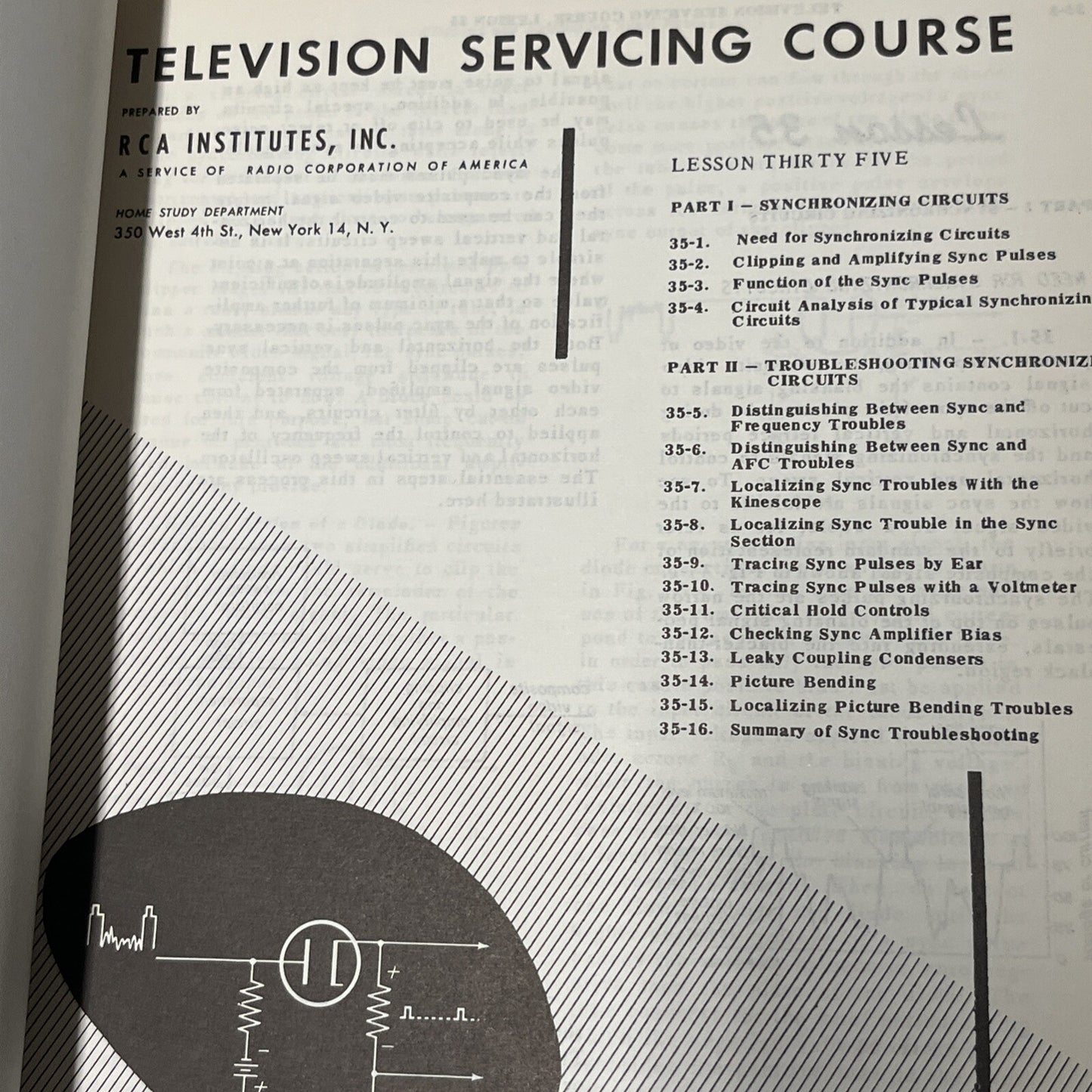 RCA Home Study Television Servicing Course, Unit Nine [1952]