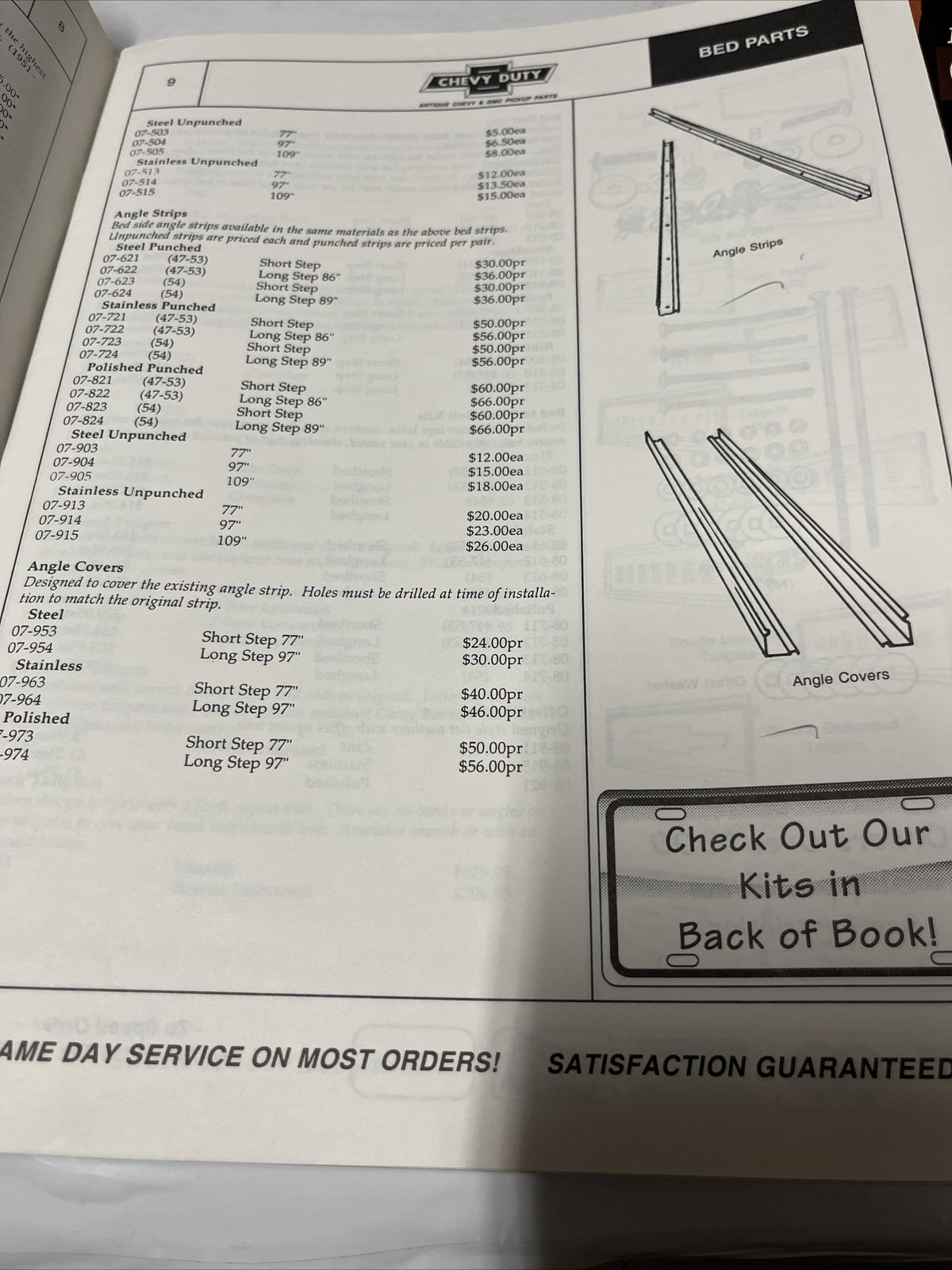 2000 CHEVY DUTY Complete Line Of Parts For 1947-54 Chevy & GMC Pickup Catalog#24