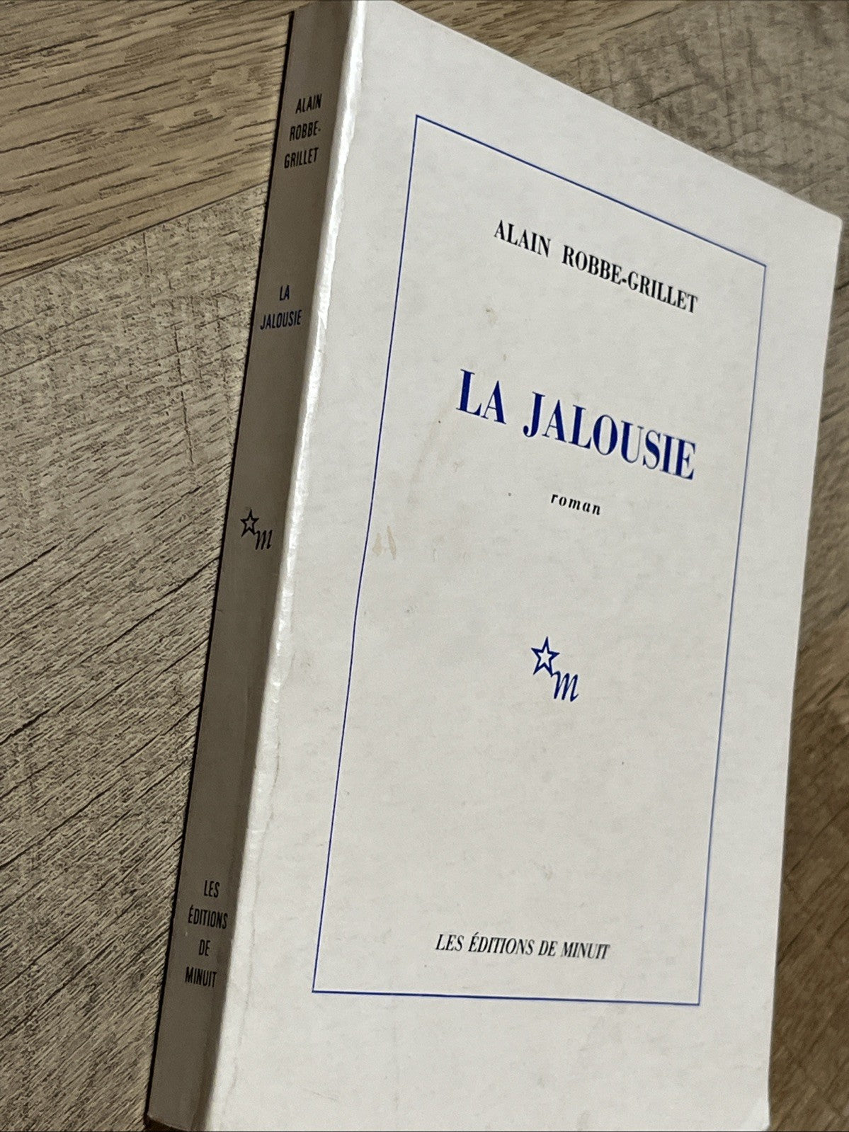LA JALOUSIE  Roma  ALAIN ROBBE-GRILLET  Les Editions De Minuit