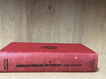 A Sanskrit-English Dictionary 1st India Edition