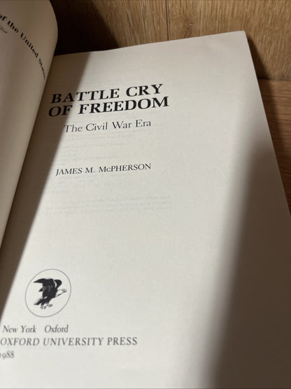 James McPherson, Battle Cry of Freedom, Civil War Era Oxford History