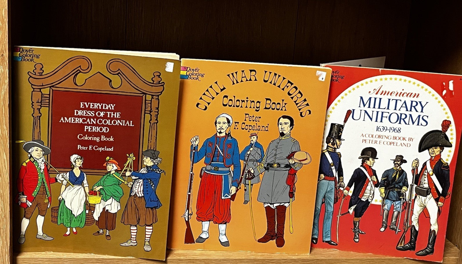 Dover Coloring Books Peter F Copeland Coloring Book Lot of 3