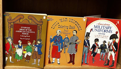 Dover Coloring Books Peter F Copeland Coloring Book Lot of 3