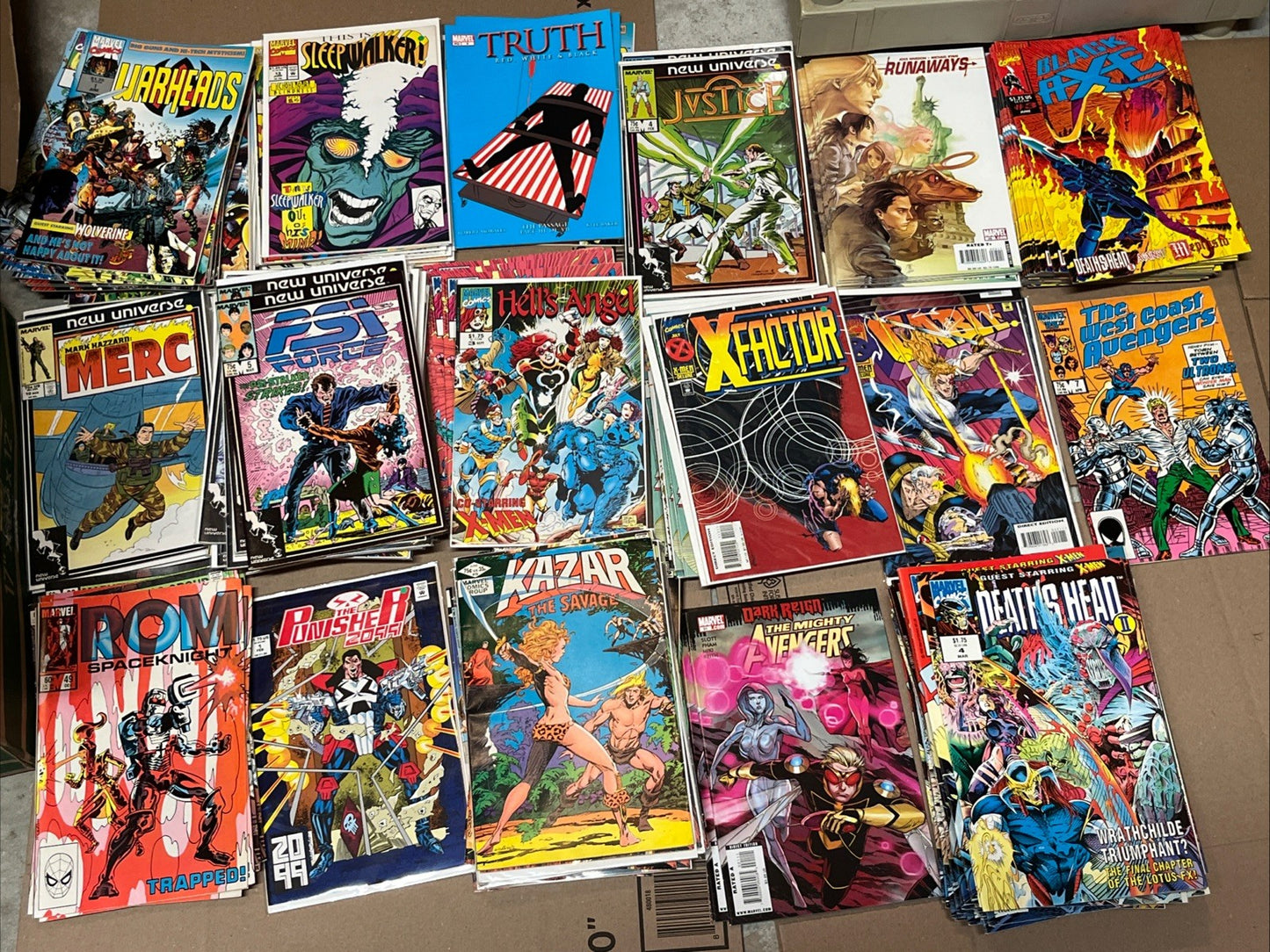 marvel comic book lot 17 Mixed Marvel Books No Dup Bulk
