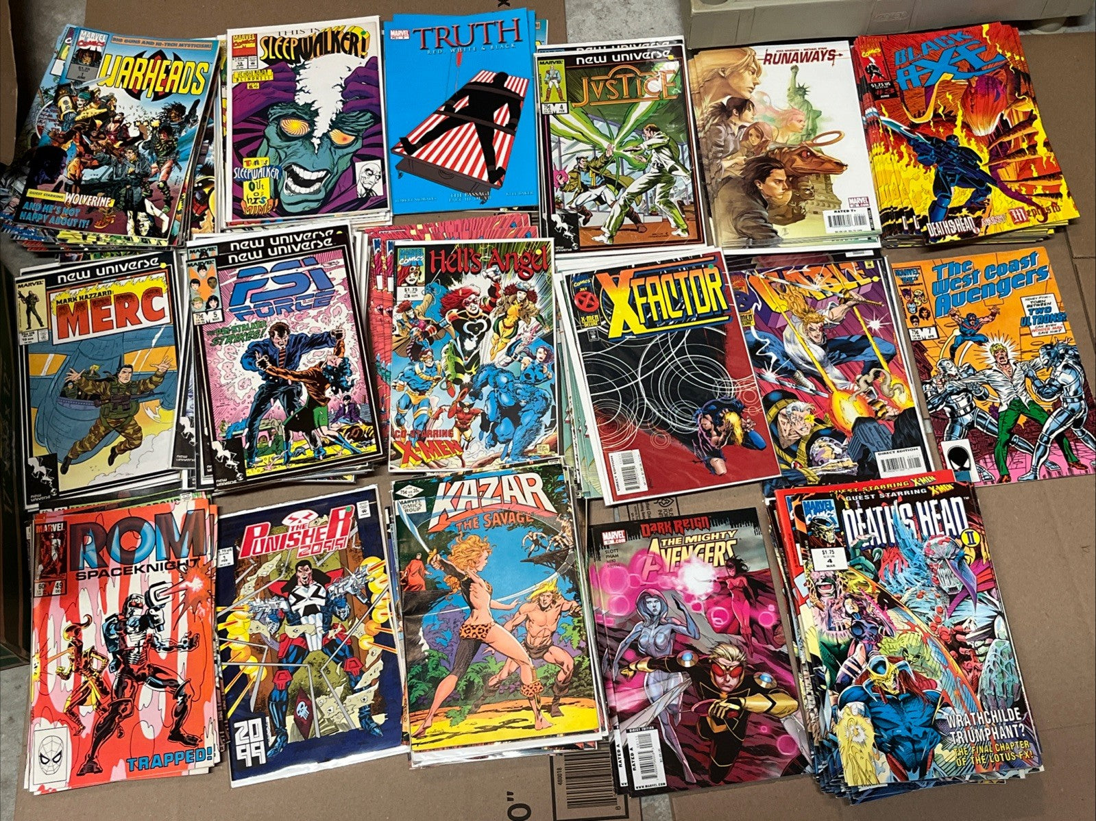 marvel comic book lot 17 Mixed Marvel Books No Dup Bulk