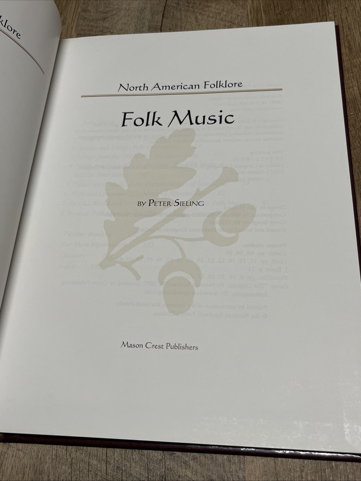 Folk Music Library Binding Peter Sieling