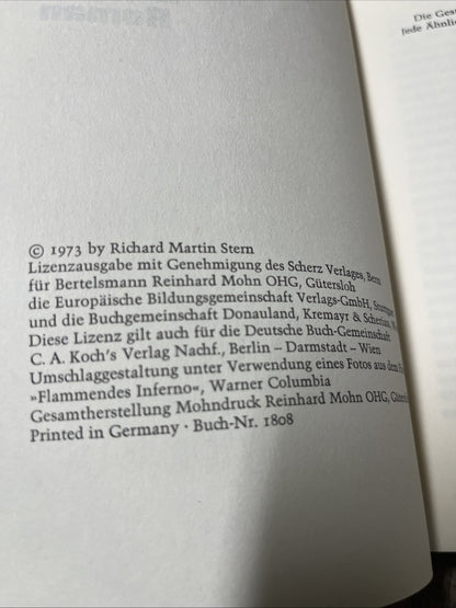 Der Turm Roman - Richard Martin Stern ; Flammendes Inferno