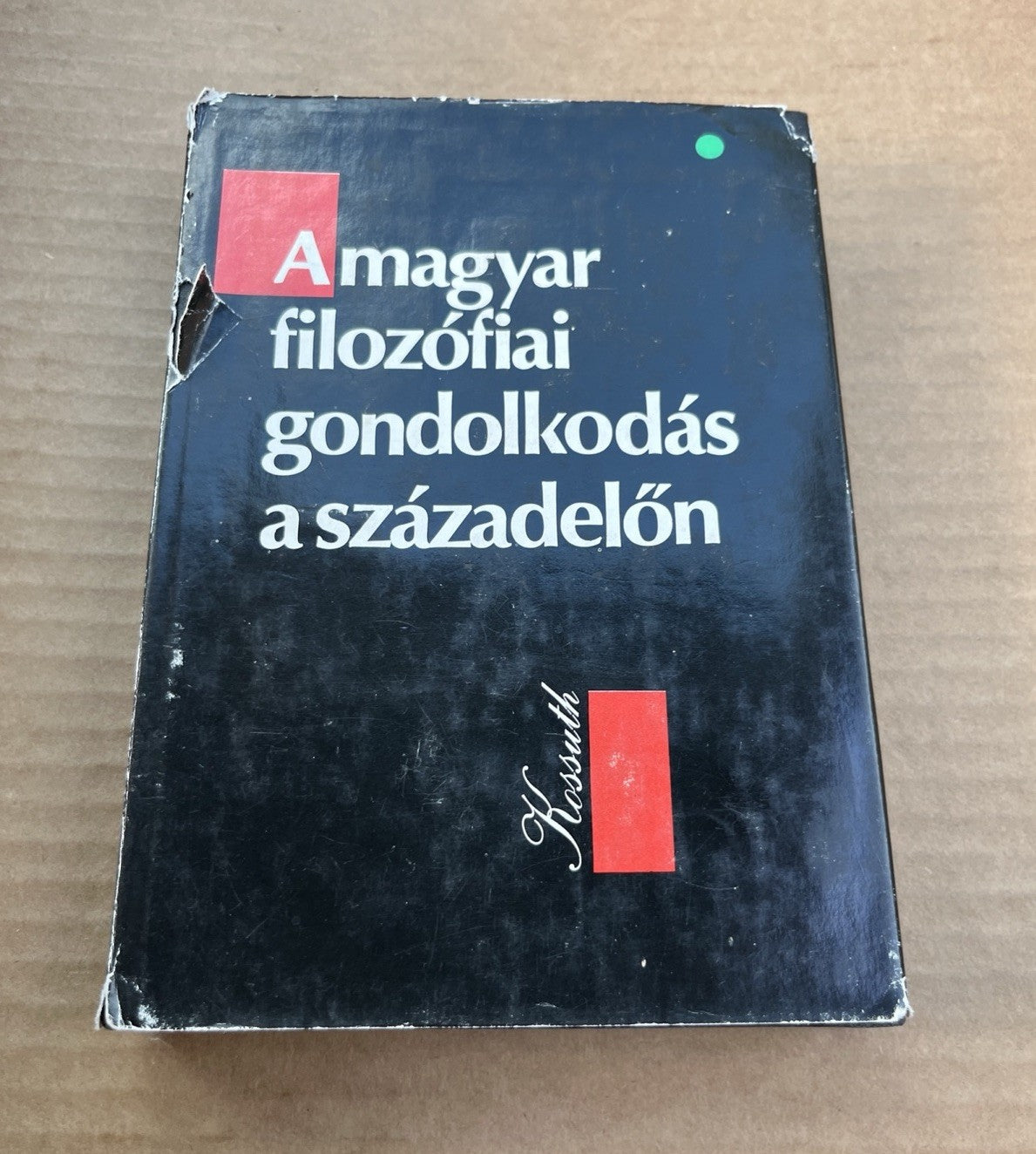 A magyar filozófiai gondolkodás a századelőn