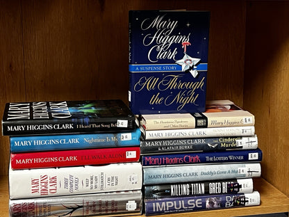 Mary Higgins Clark Hardcover Lot of 20  Books
