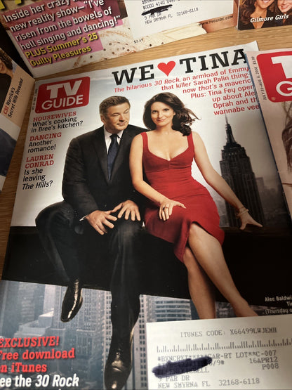 2000'S LOT OF 22 TV GUIDE MAGAZINES 2005 2006 2007  2008 2009 2010 2011