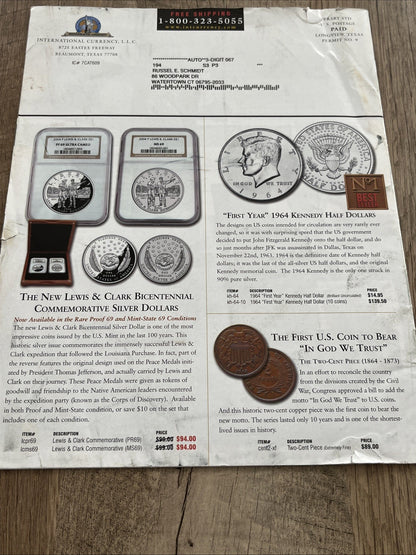 International Currency America’s Premium Coin Catalog 2009 Silver American Eagle