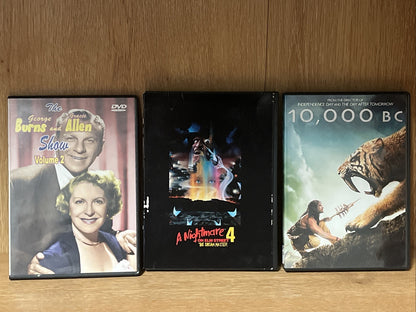 3 lot dvd movies assorted