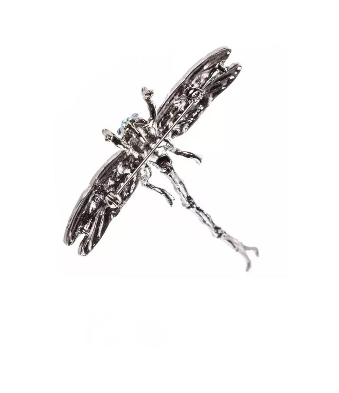 Crystal Dragonfly Brooches Pin Women Vintage Enamel Insect Metal Jewelry Bug pin