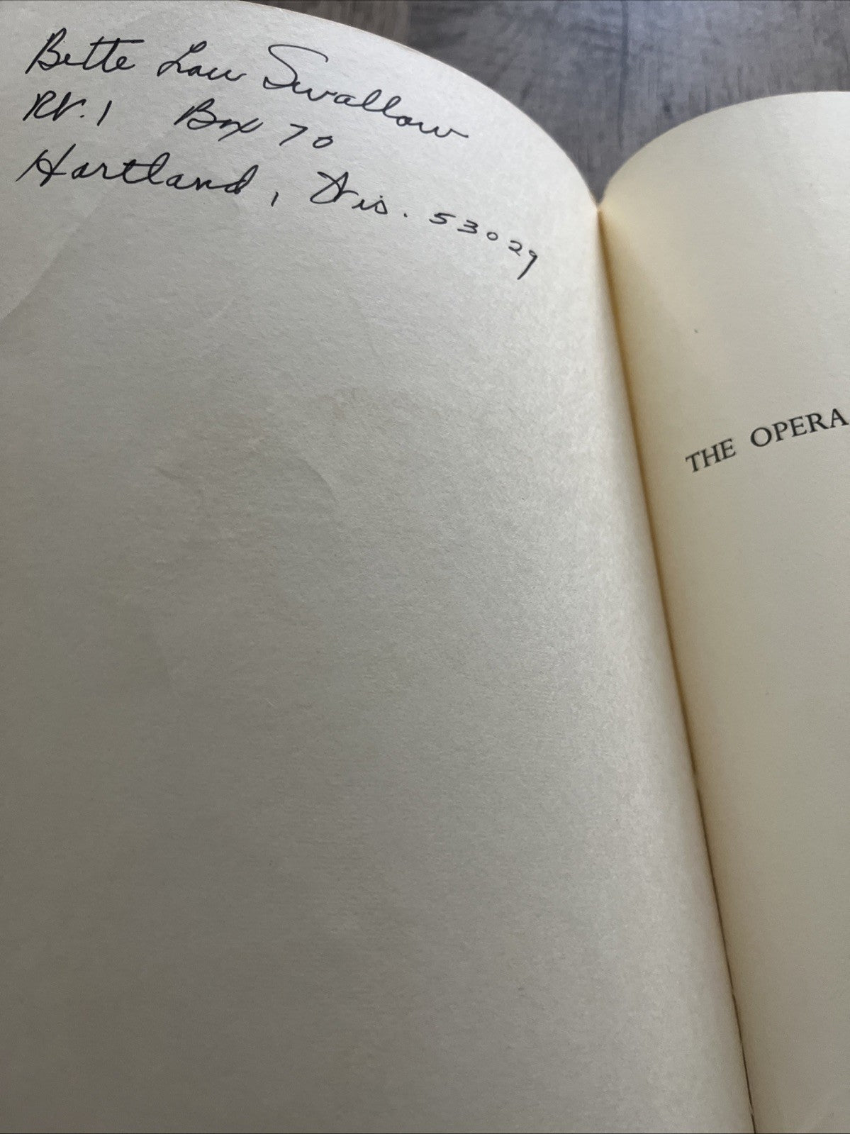The Opera Companion: A Guild For The Casual Operagoer By Martin George . Classic