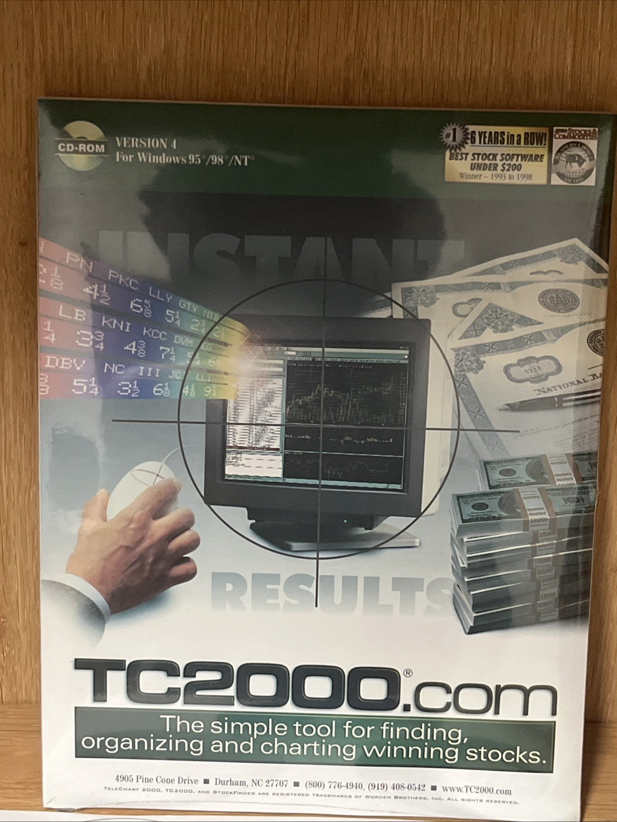 TC2000 Simple Tool For Finding, Organizing & Charting Winning Stocks On PC CD-rm