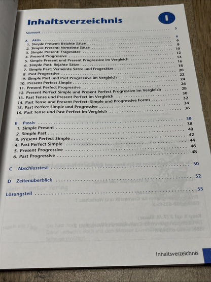 English Die Zeiten — Bildung Und Verwendung  7./8. Klasse Ubungsbuch Mentor