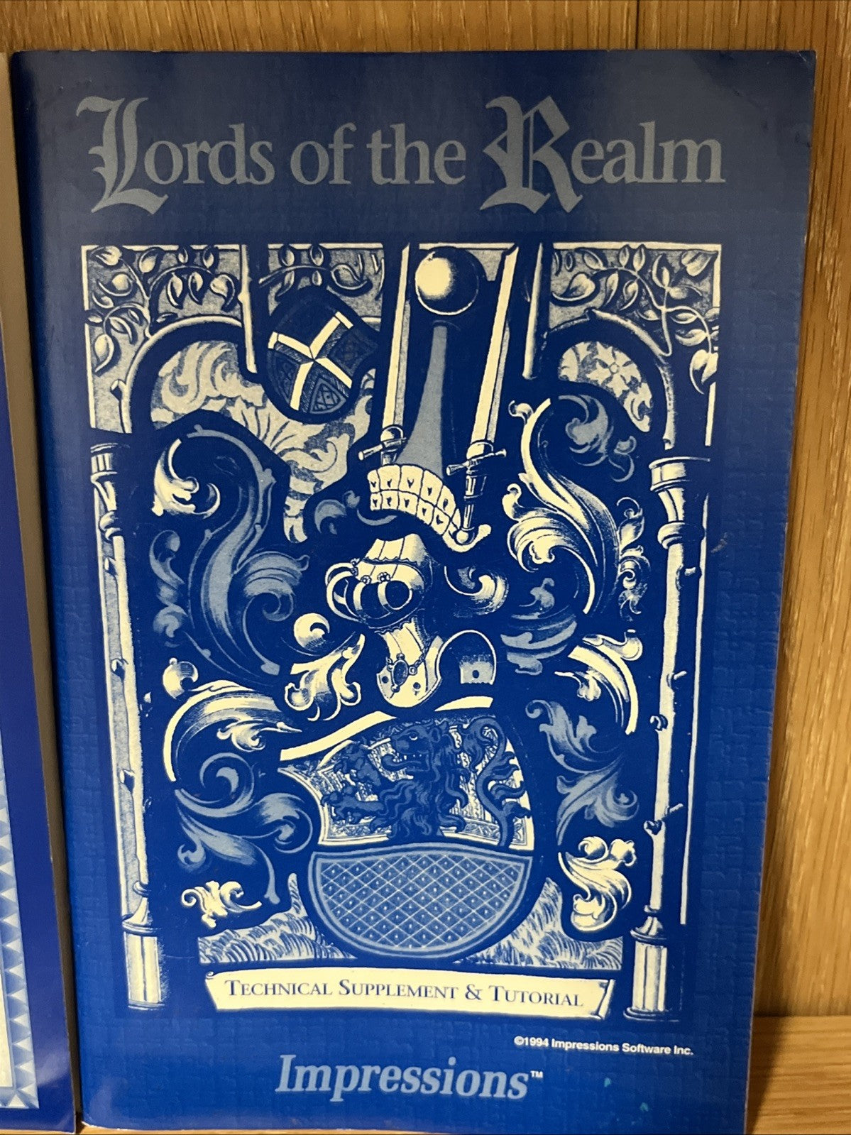Lords of the RealmLot 4 Game Manual, Technical supplement & Tutorial & More