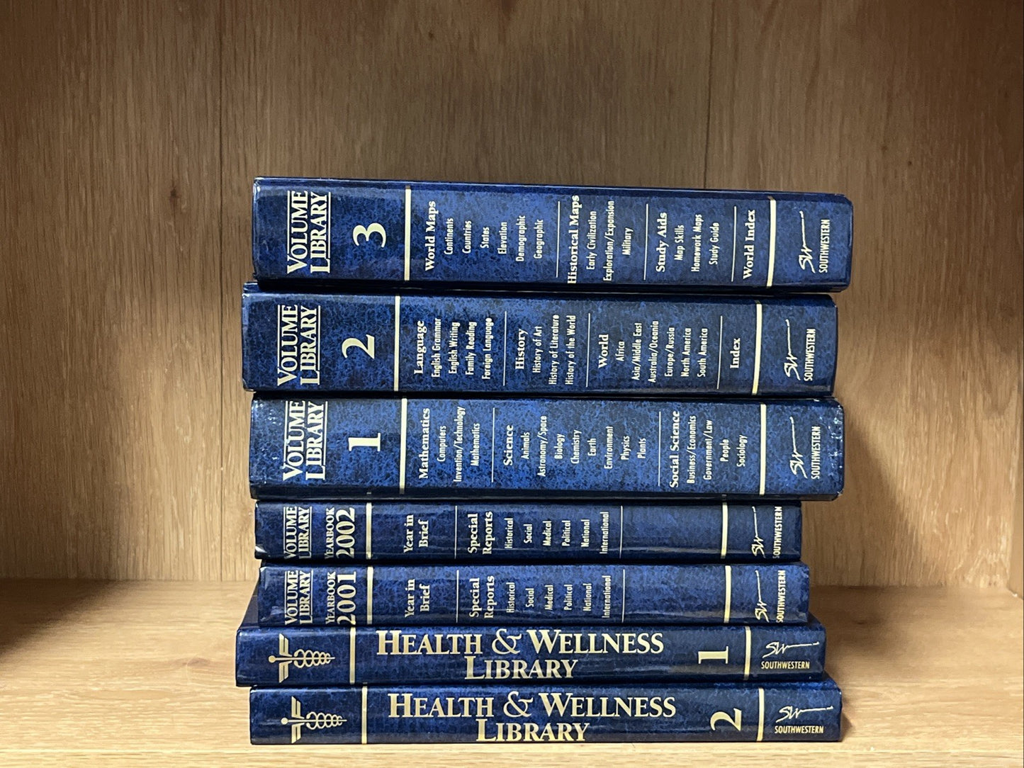 Volume Library Vol. 1 -3 plus Year Books 01/02 and Health & Wellness Library 1-2