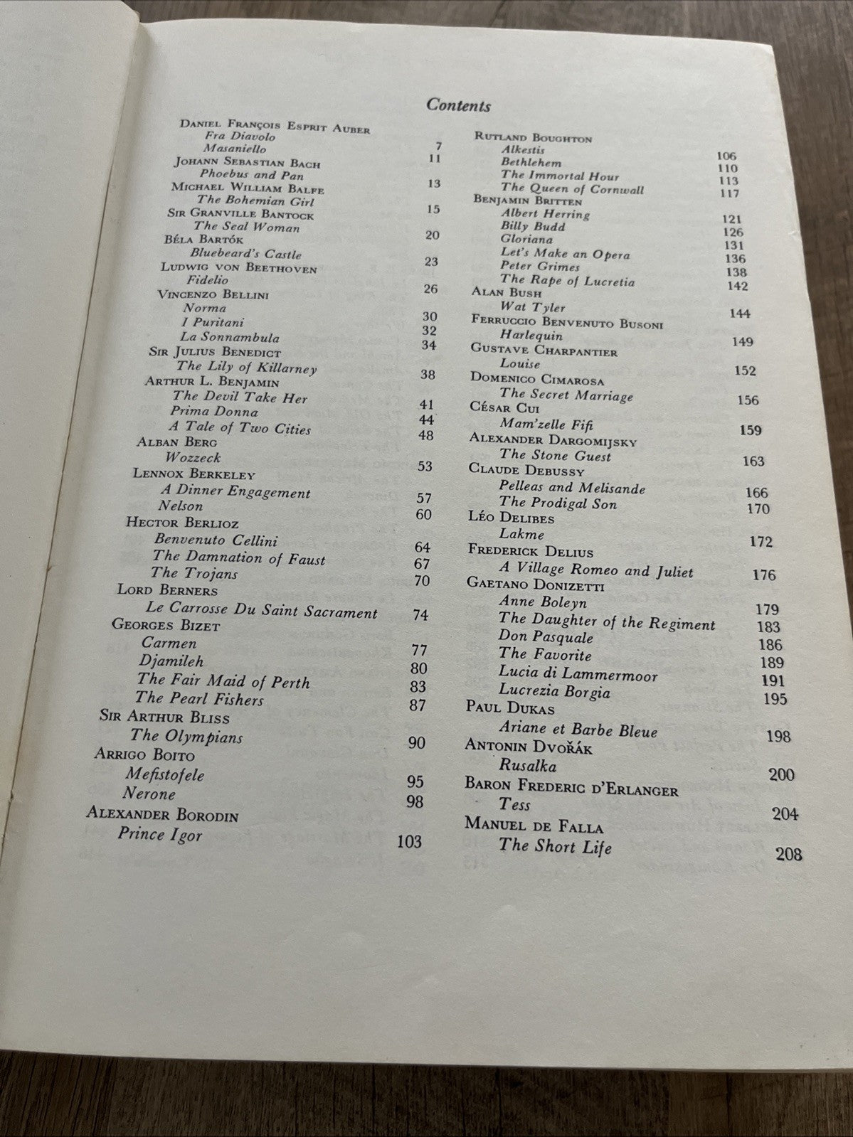 The Barnes Book of the Opera 1st Edition by Glady’s Davidson, 1962