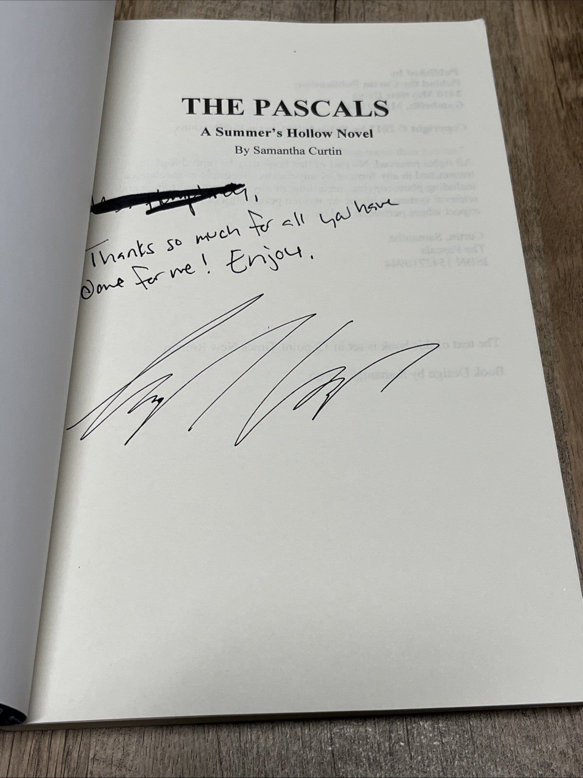 The Pascals: A Summer's Hollow Novel by Samantha Curtin (English) Paperback Book