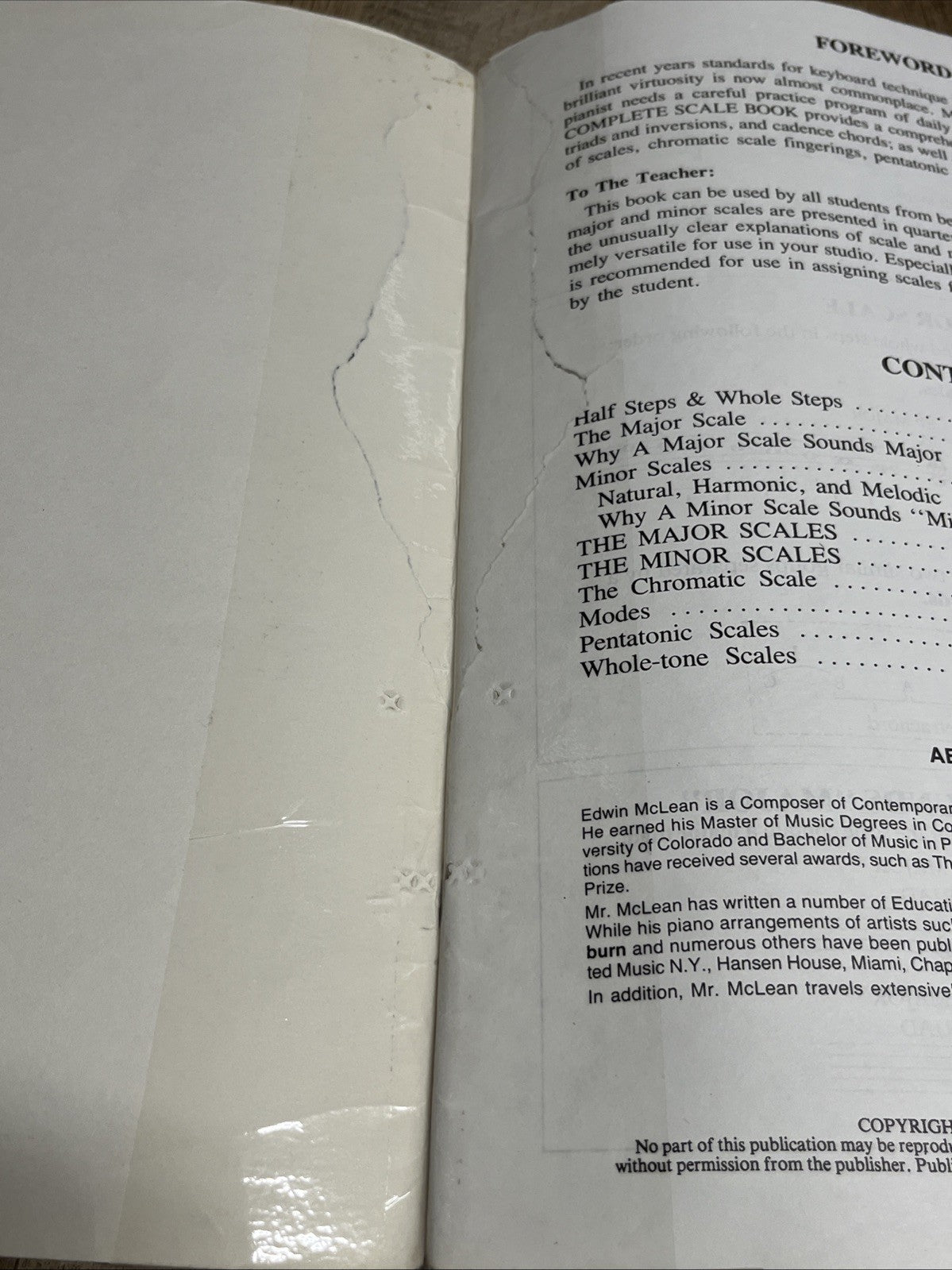 The Complet Scale Book Edwin McLean