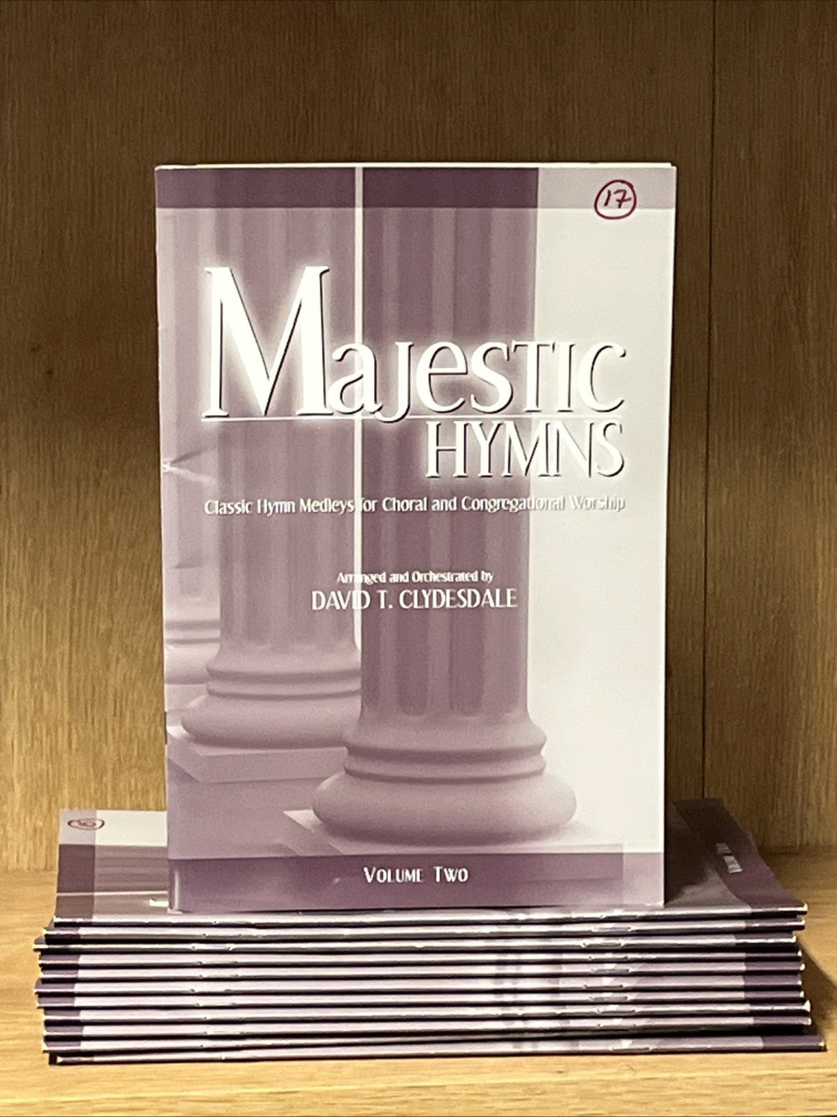 Lot Of 12 Majestic Hymns Volume 2 Arranged and Orchestrated David T. Clydesdale
